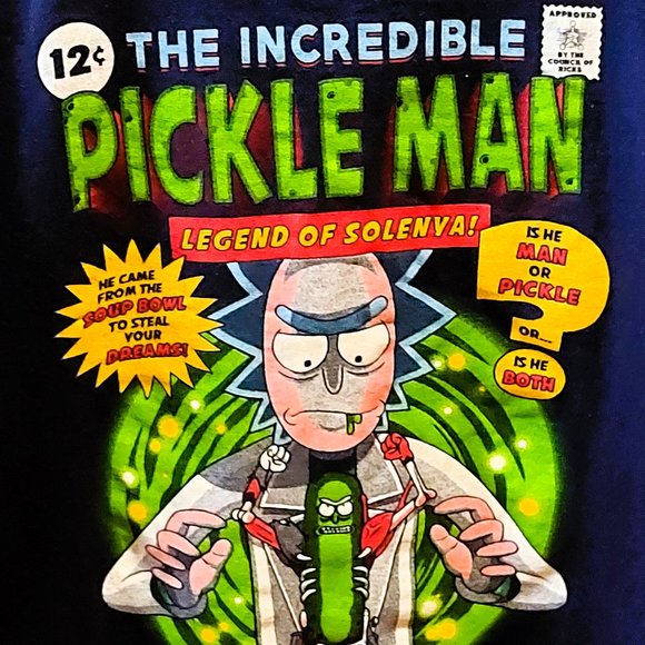 Cartoon Network | Shirts | Rick And Morty Incredible Pickleman Shirt